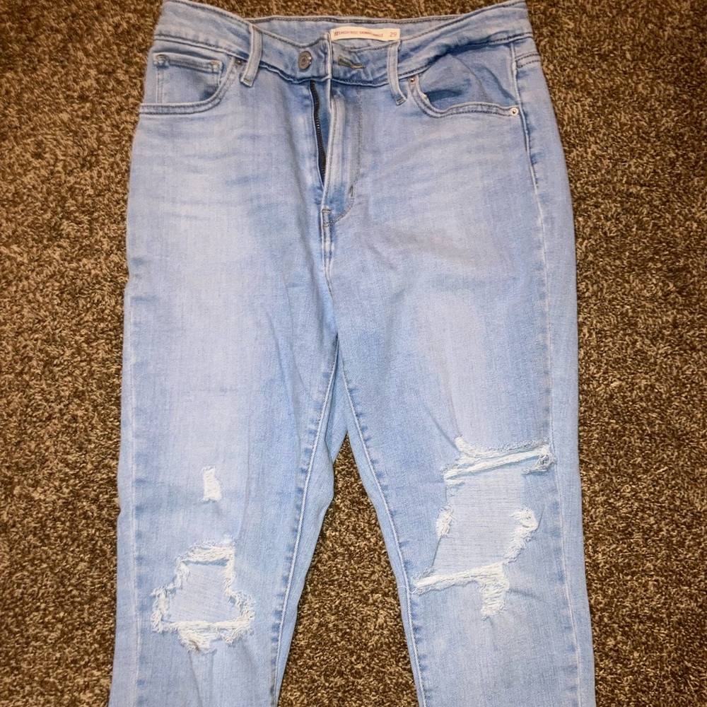 Light blue jeans